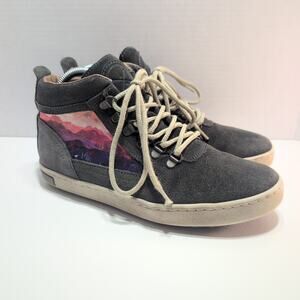 Inkkas Andes Camping Boots Women's Size 8 Premium Suede Grey Pink Purple